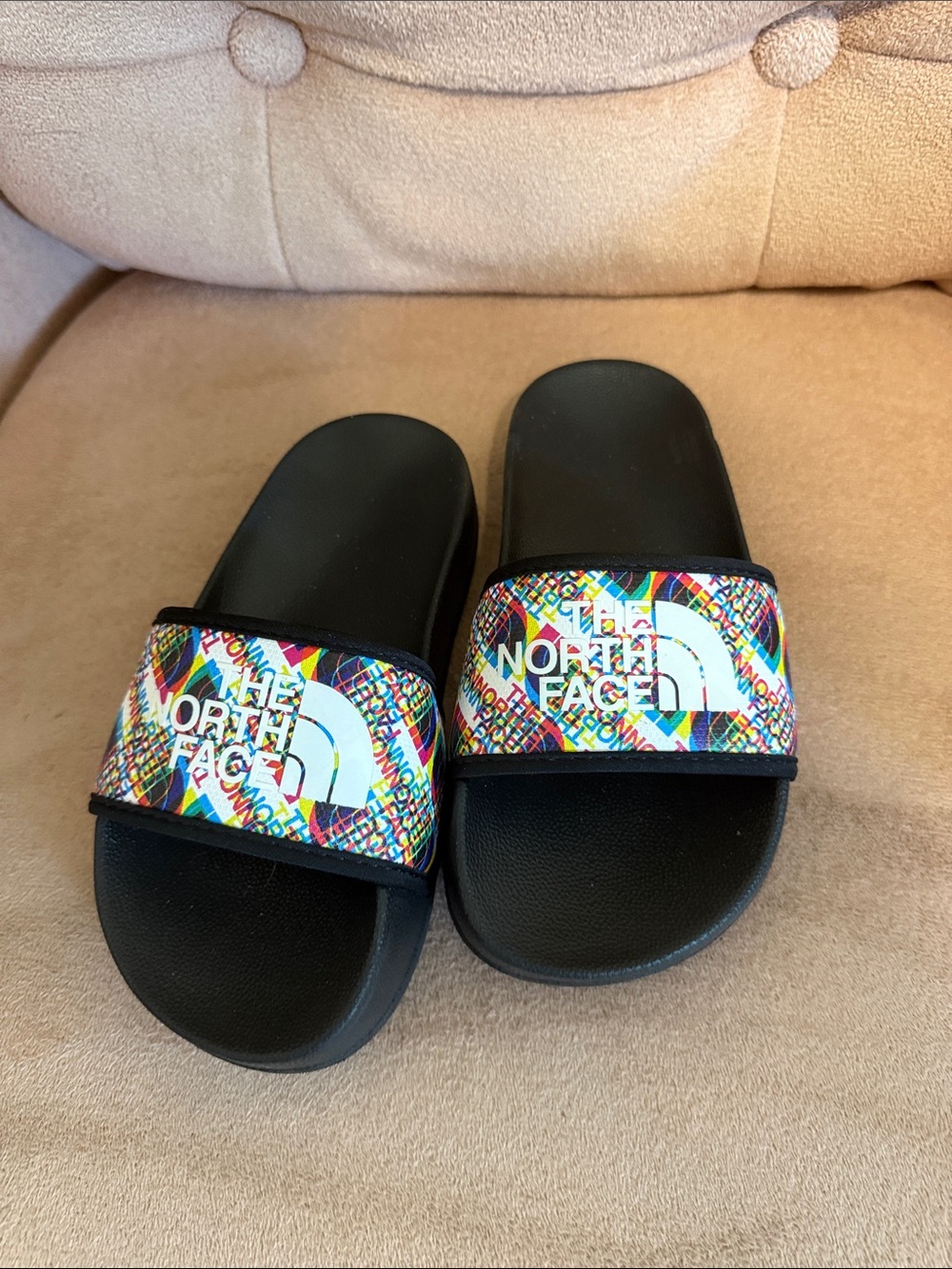 The North Face Kids Black Slides
